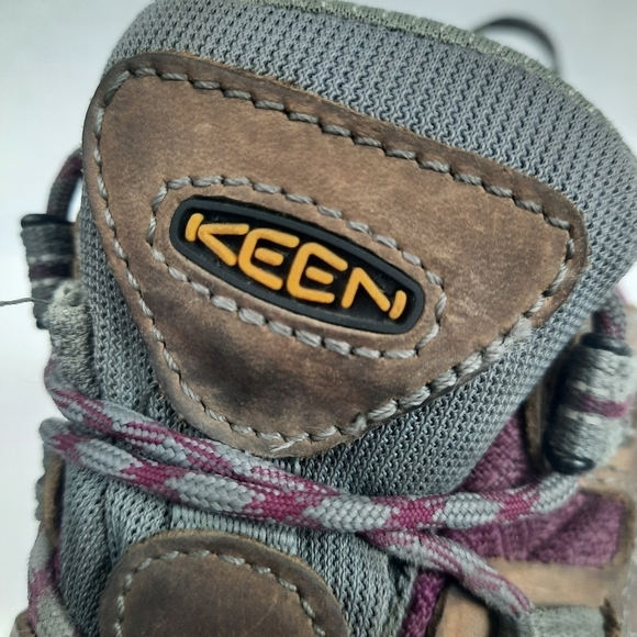 Keen Utility Women's Detroit XT Steel Toe Brown and Purple Size 8.5W Women's - Picture 11 of 13